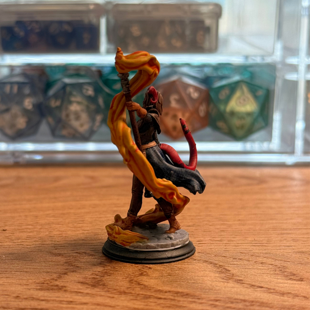 Female Tiefling Mage · PC Painted Mini · 32mm