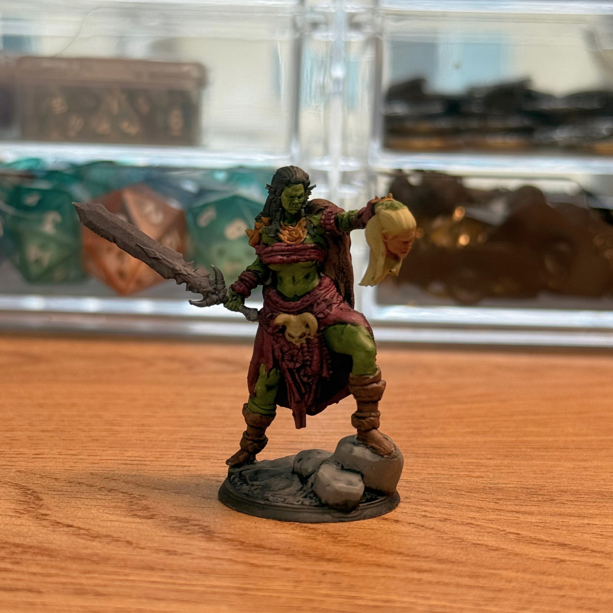 Orc Queen ·  BBEG Painted Mini · 32mm