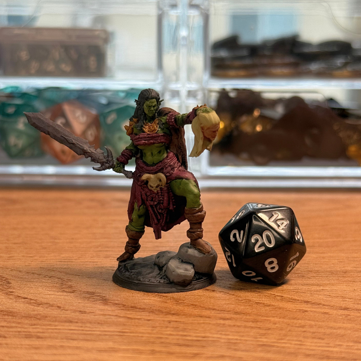 Orc Queen ·  BBEG Painted Mini · 32mm