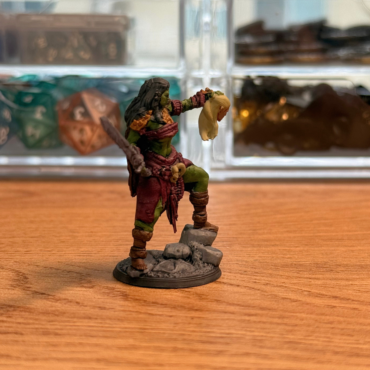 Orc Queen ·  BBEG Painted Mini · 32mm