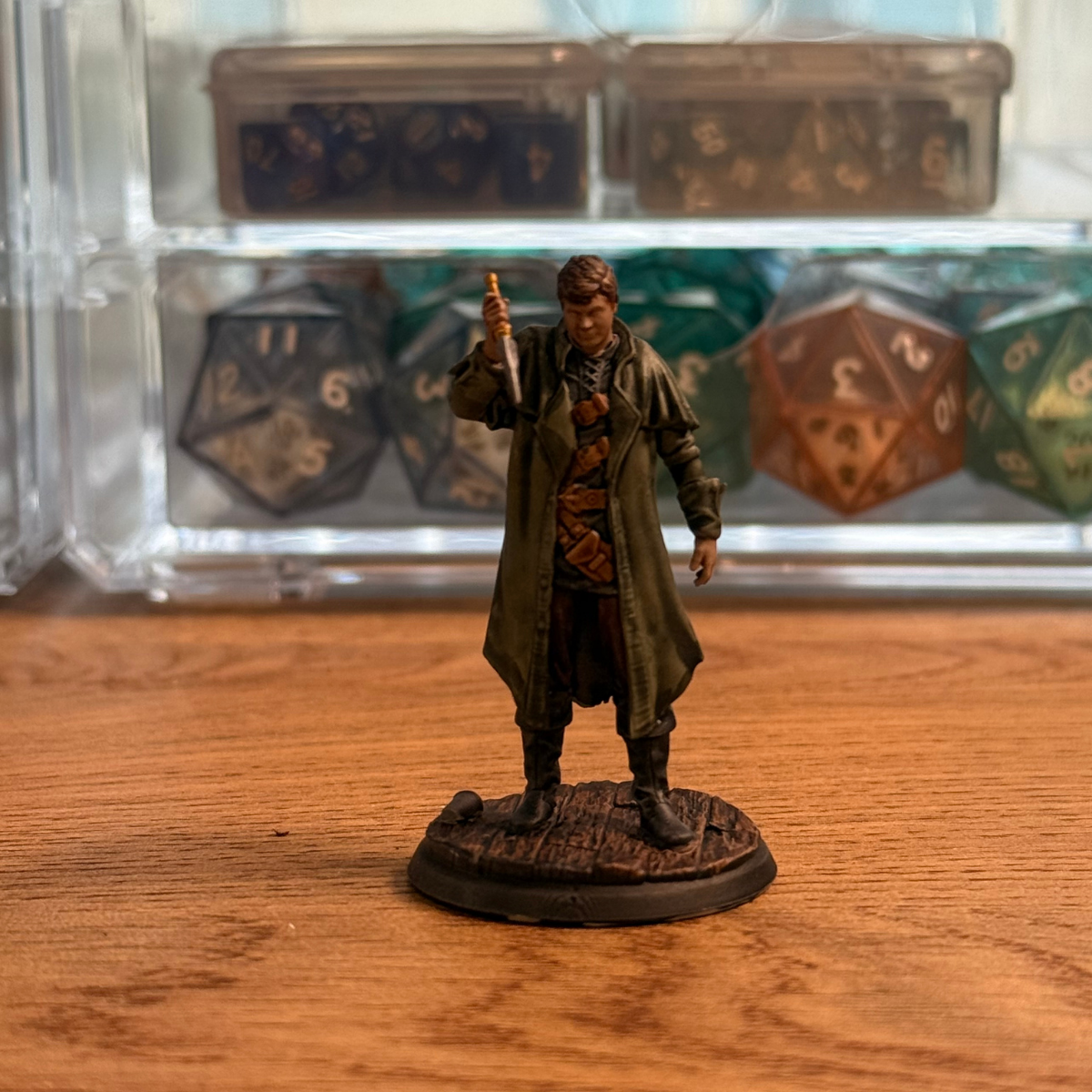 Male Human or Elf · Rogue PC Painted Mini · 32mm