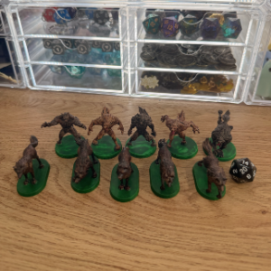 Wolf and Werewolf Minis · Painted Mini Army · 32mm