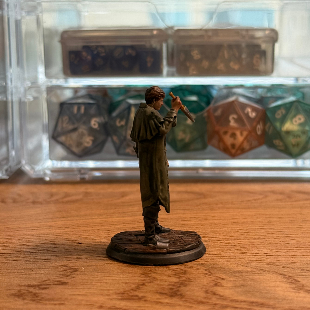 Male Human or Elf · Rogue PC Painted Mini · 32mm