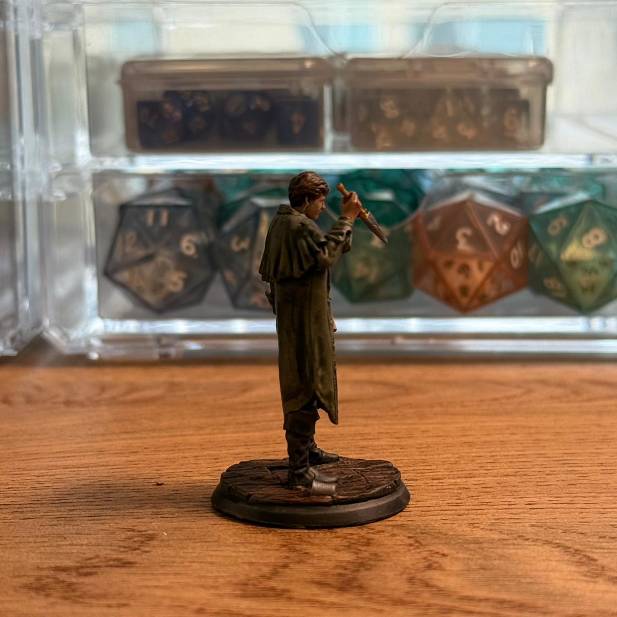 Male Human or Elf · Rogue PC Painted Mini · 32mm