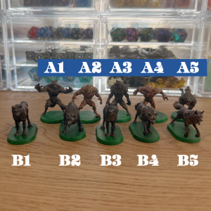 Wolf and Werewolf Minis · Painted Mini Army · 32mm