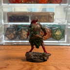 Male Red Dragonborn · PC Painted Mini · 35mm