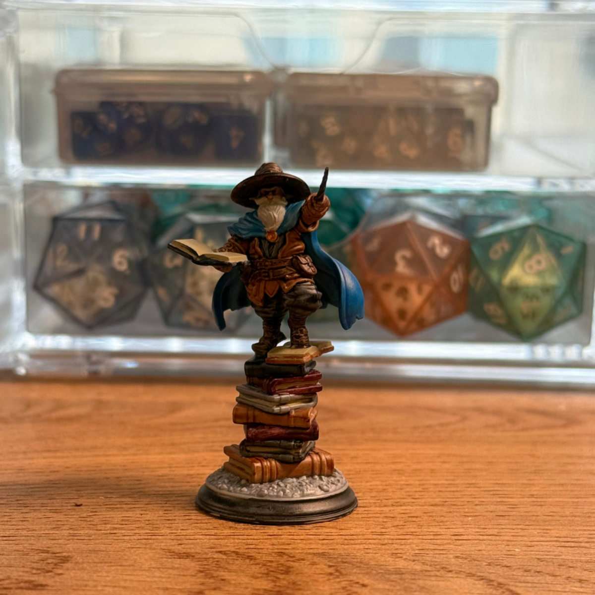 Male Halfling or Gnome Mage · PC Painted Mini · 32mm