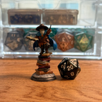 Male Halfling or Gnome Mage · PC Painted Mini · 32mm