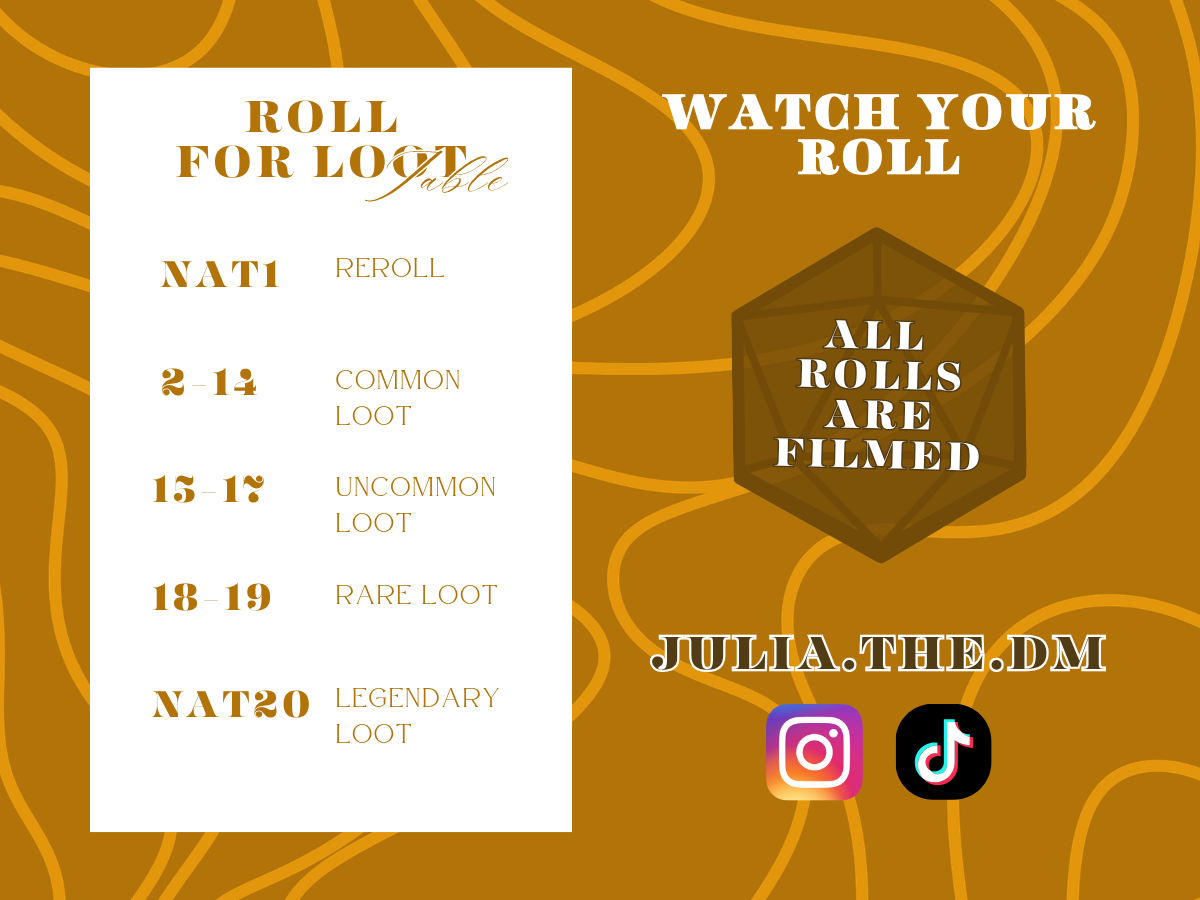 Hero's Pack  ·  DND Mystery Box