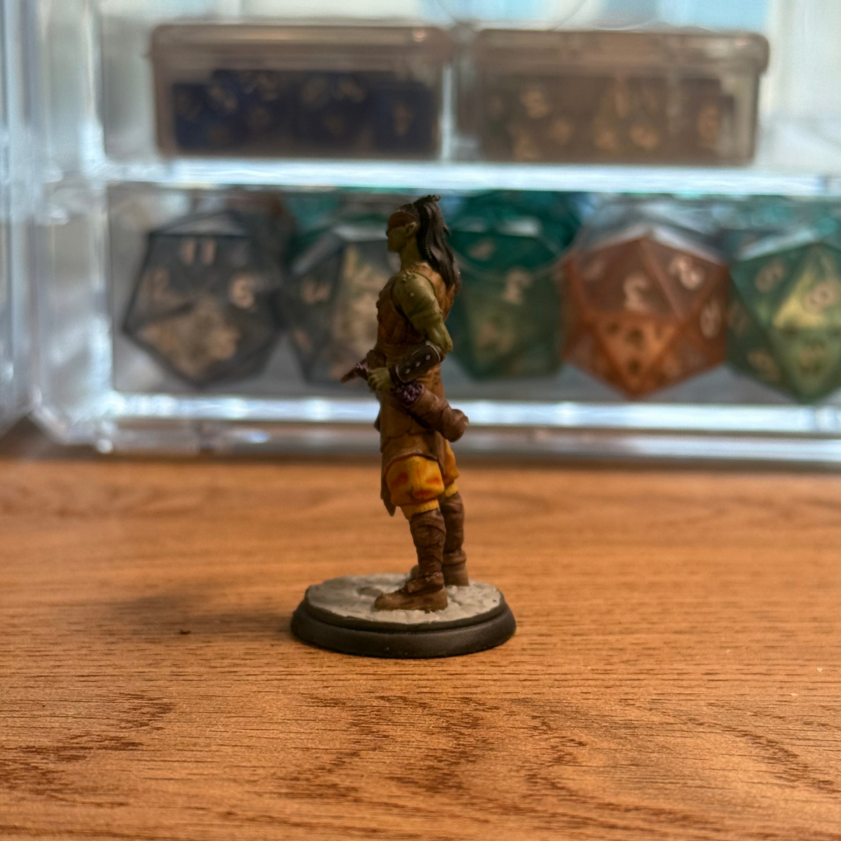 Male Half-Orc · Ranger or Rogue PC Painted Mini · 32mm