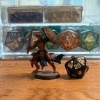 Female Bronze Dragonborn · PC Painted Mini · 32mm