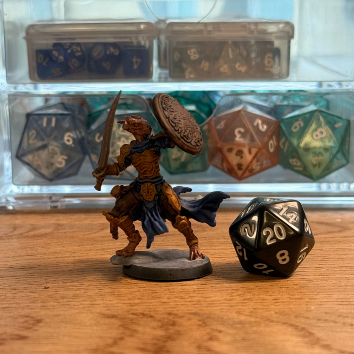 Female Bronze Dragonborn · PC Painted Mini · 32mm