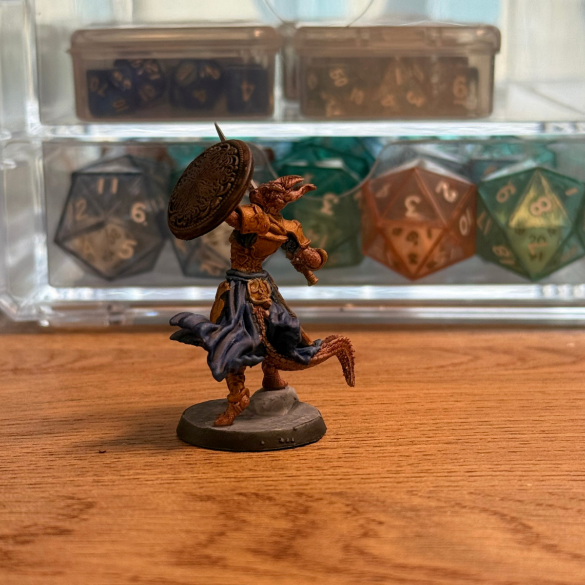 Female Bronze Dragonborn · PC Painted Mini · 32mm