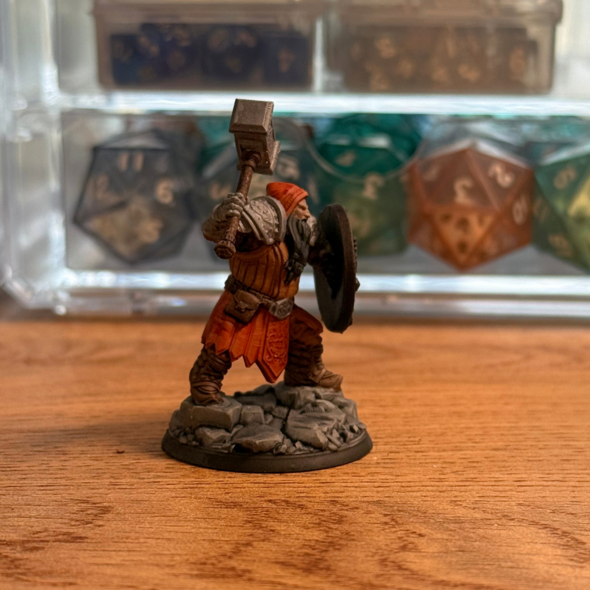 Male Dwarf · Cleric, Paladin, Fighter · PC Painted Mini · 32mm