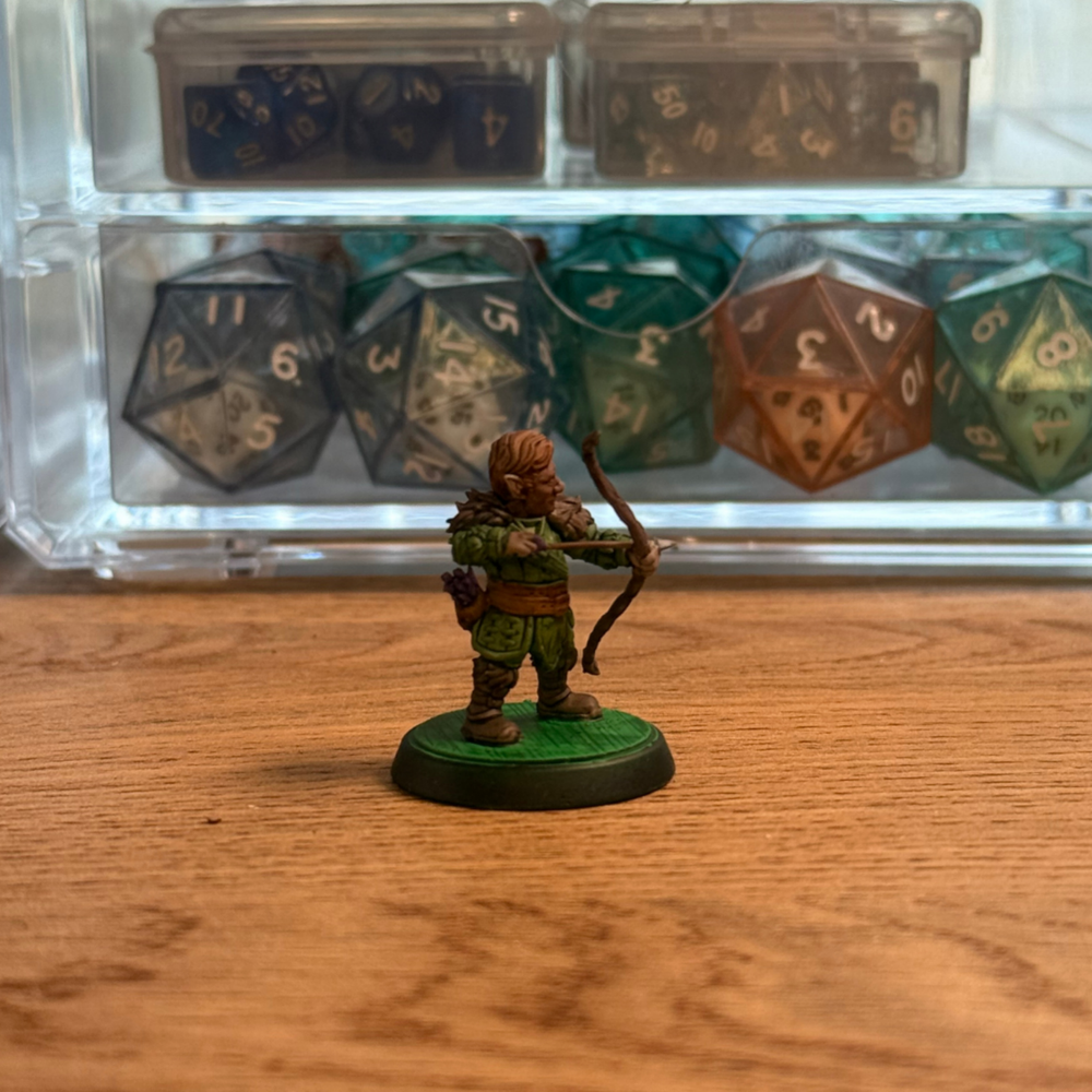 Male Halfling Ranger · PC Painted Mini · 28mm