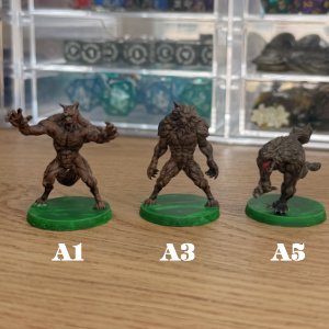 Wolf and Werewolf Minis · Painted Mini Army · 32mm
