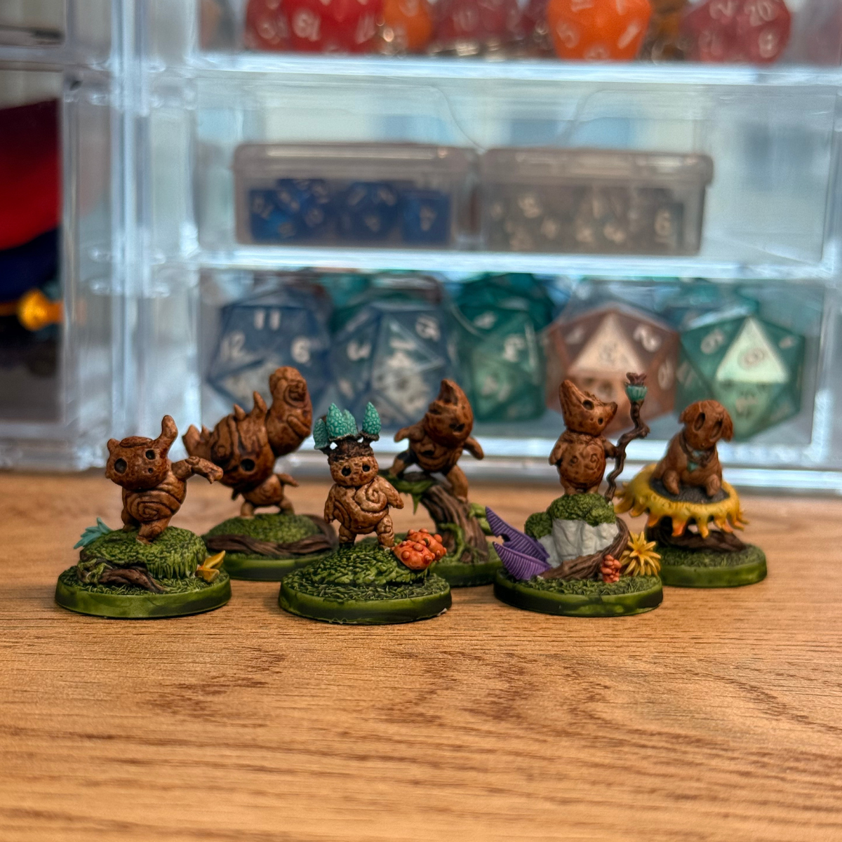 Kodama Forest Spirits · Set of 6 · Painted Mini · 32mm