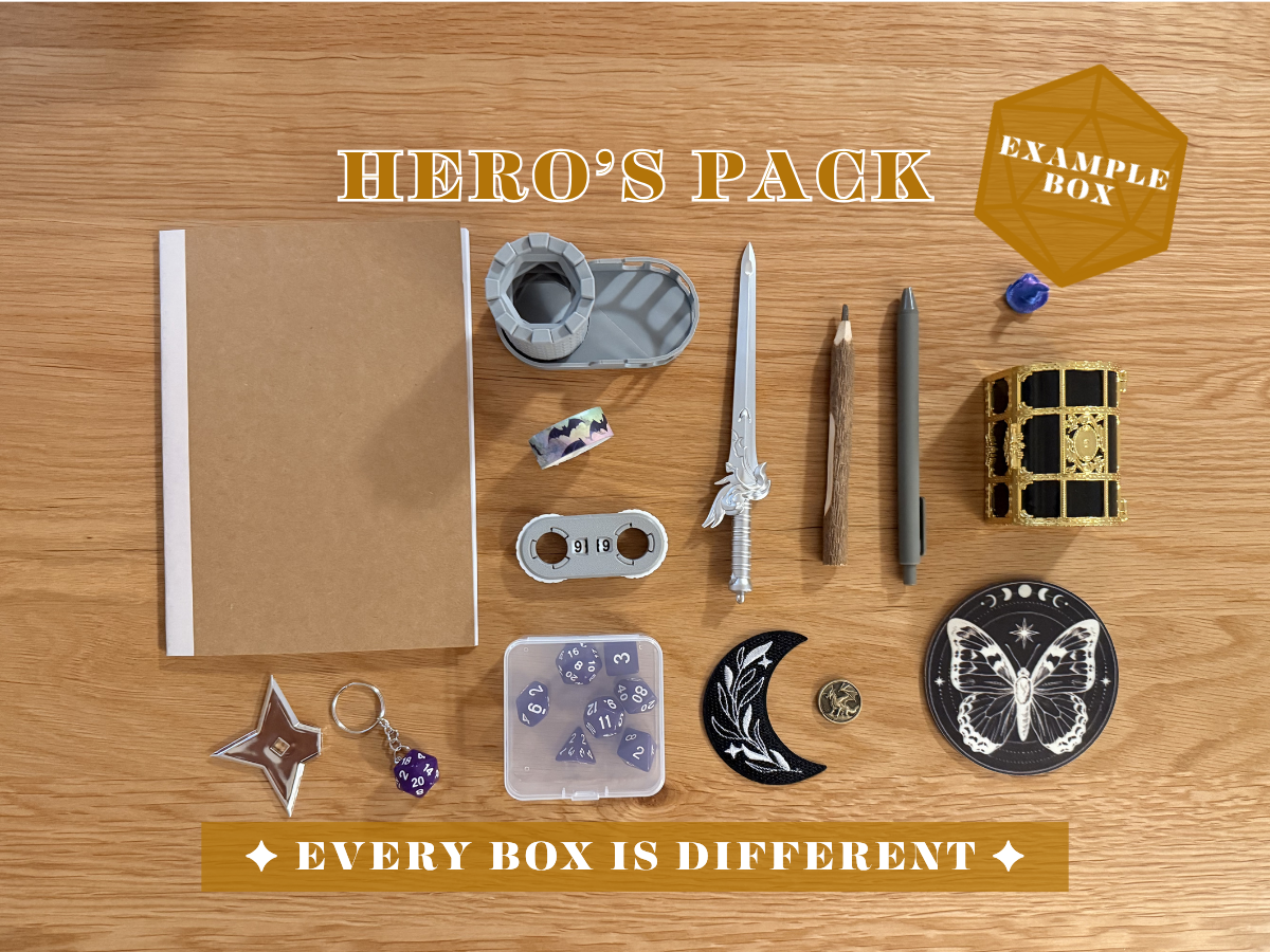 Hero's Pack · 14 Item Mystery Box