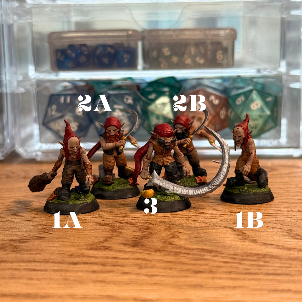Redcaps · Set of 5 · Monster Painted Mini · 32mm