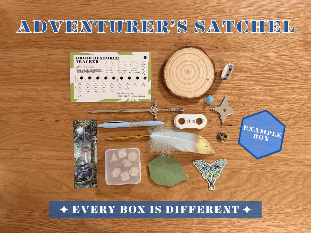 Adventurer's Satchel  ·  Mystery DND Box