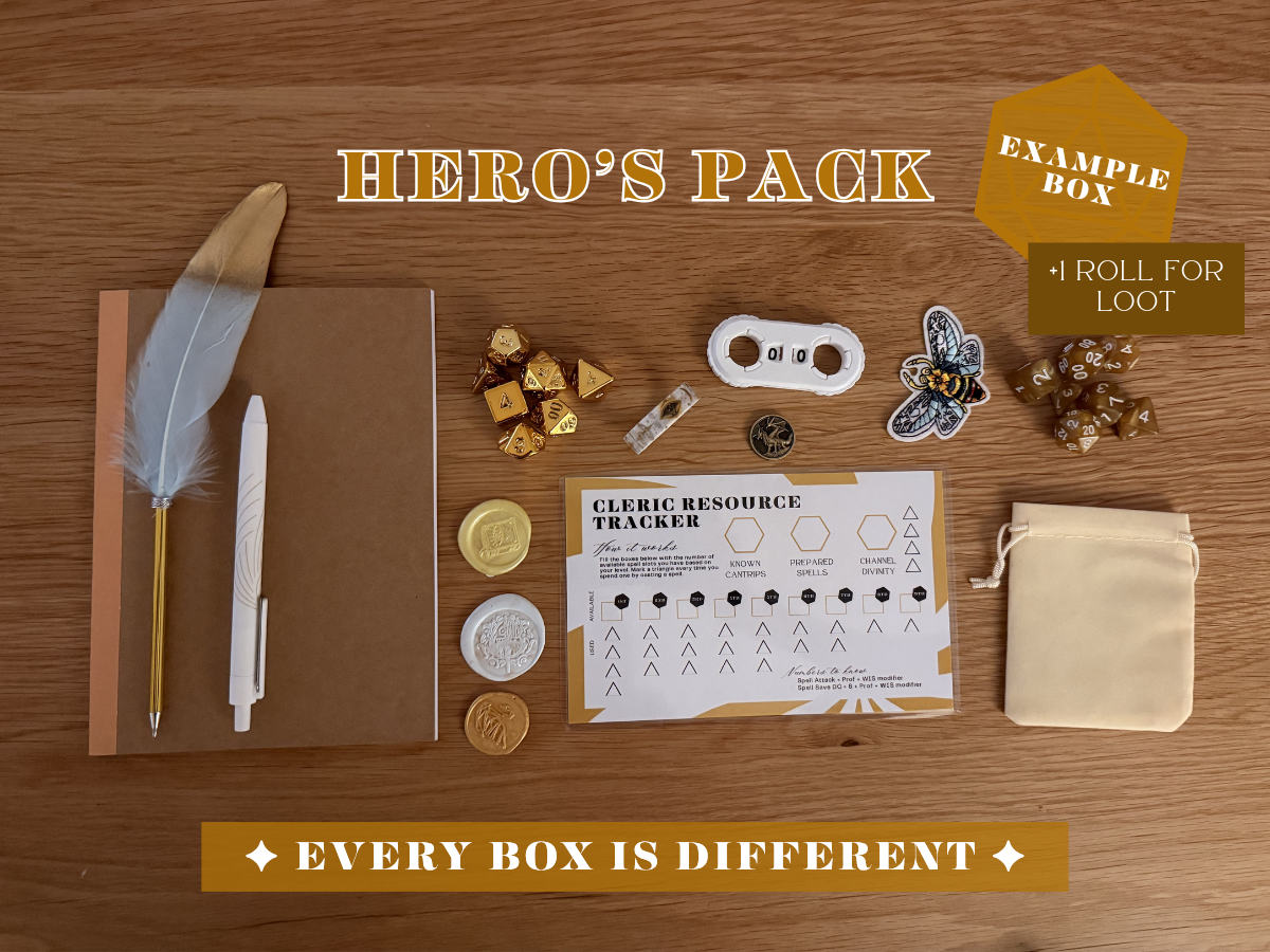 Hero's Pack  ·  DND Mystery Box
