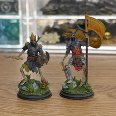 Skeleton Mini Set · 2 Skeleton Painted Minis · 28mm