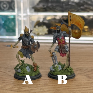 Skeleton Mini Set · 2 Skeleton Painted Minis · 28mm