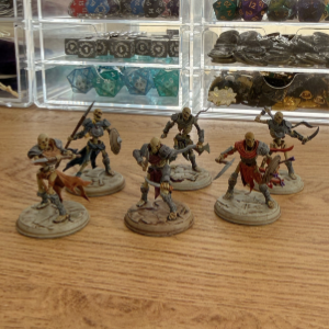 Skeleton Mini Set · 6 Skeleton Painted Minis · 32mm