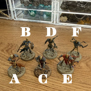 Skeleton Mini Set · 6 Skeleton Painted Minis · 32mm
