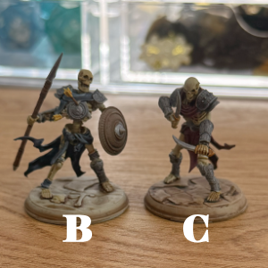 Skeleton Mini Set · 6 Skeleton Painted Minis · 32mm