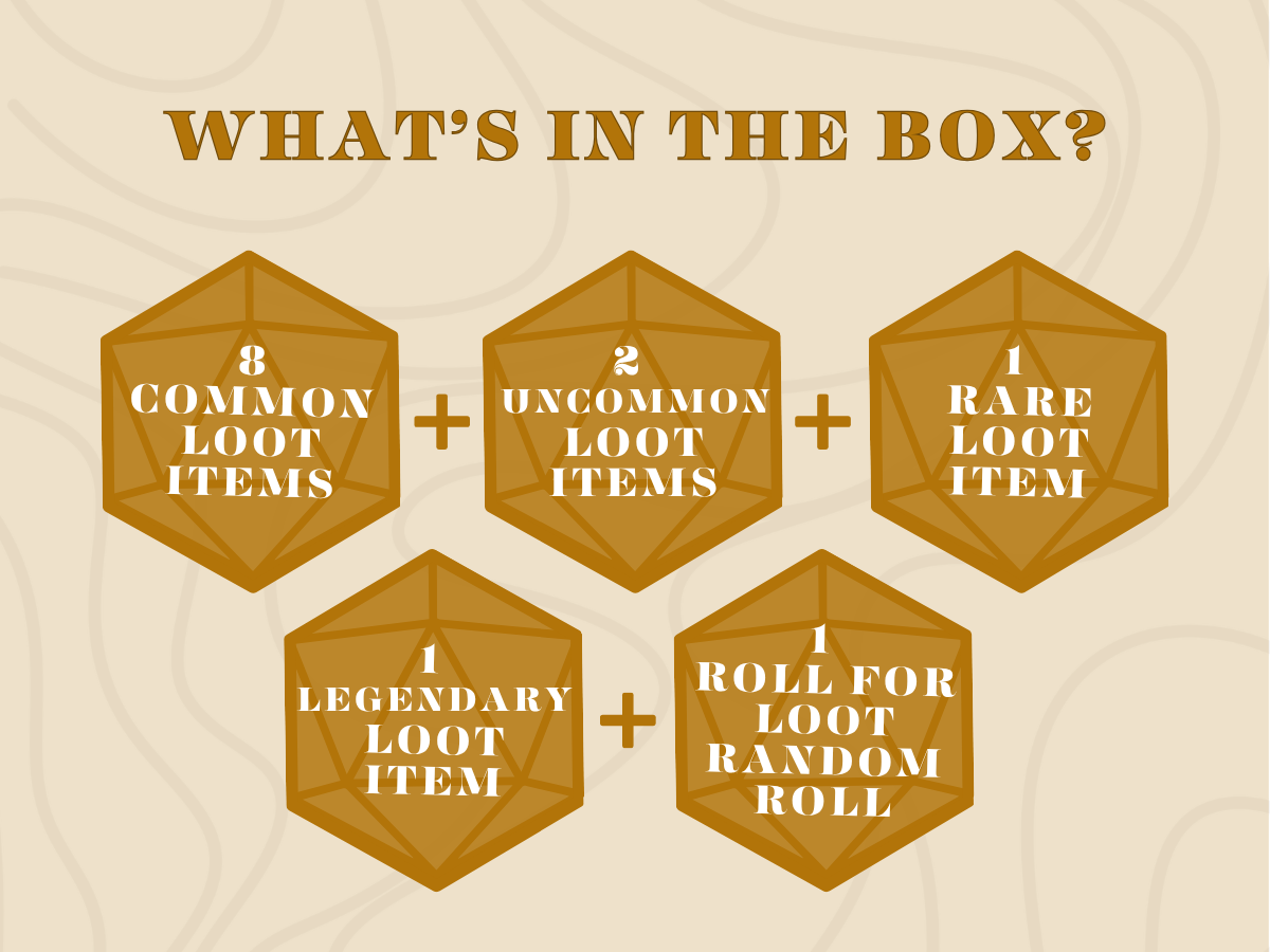 Hero's Pack  ·  DND Mystery Box