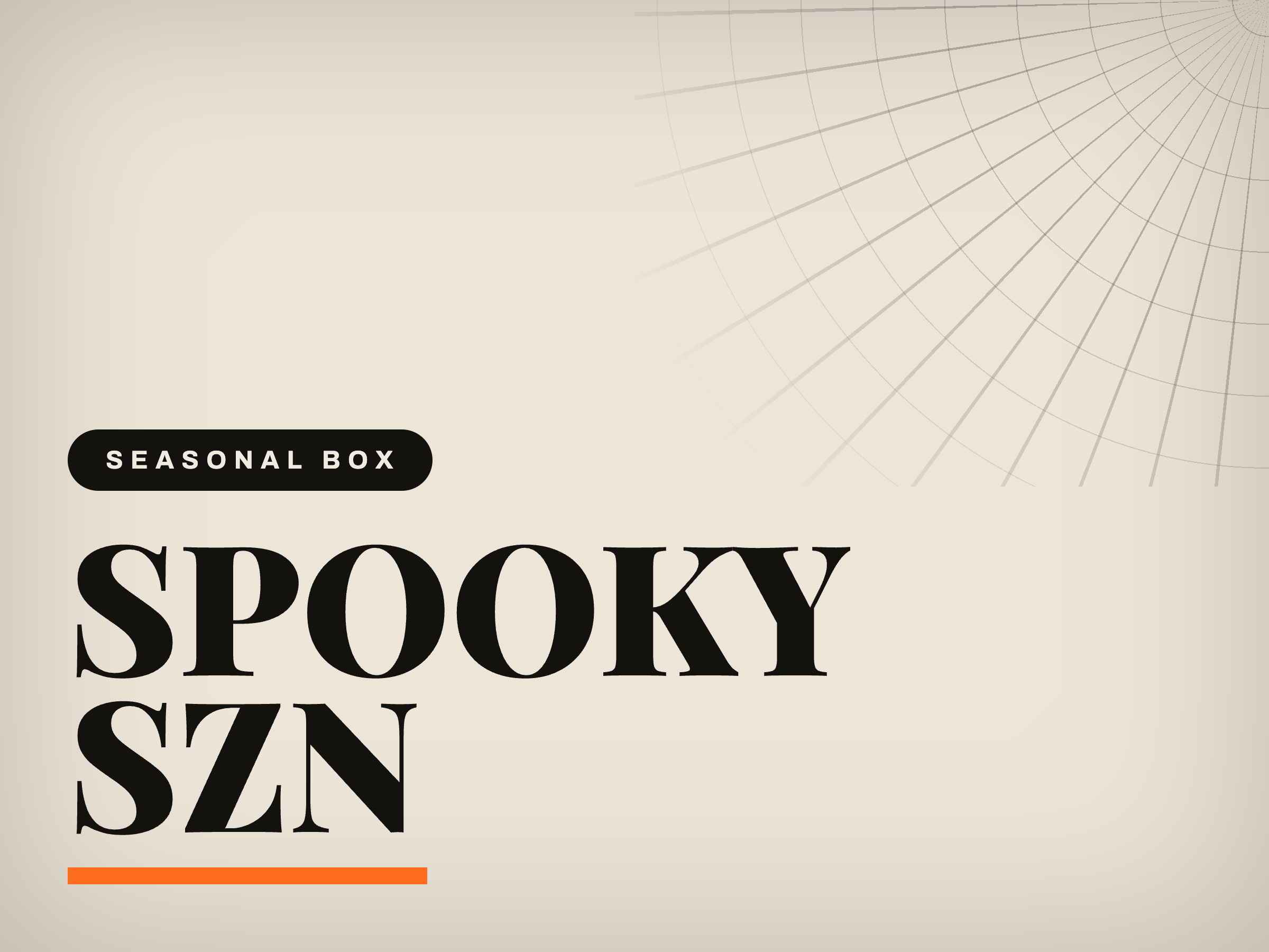 SPOOKY SZN · Seasonal Boxes