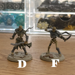 Skeleton Mini Set · 6 Skeleton Painted Minis · 32mm