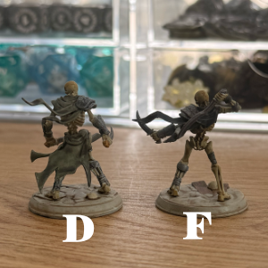 Skeleton Mini Set · 6 Skeleton Painted Minis · 32mm