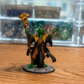 Female Green Dragonborn Mage · Painted Mini · 32mm
