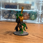 Female Green Dragonborn Mage · Painted Mini · 32mm
