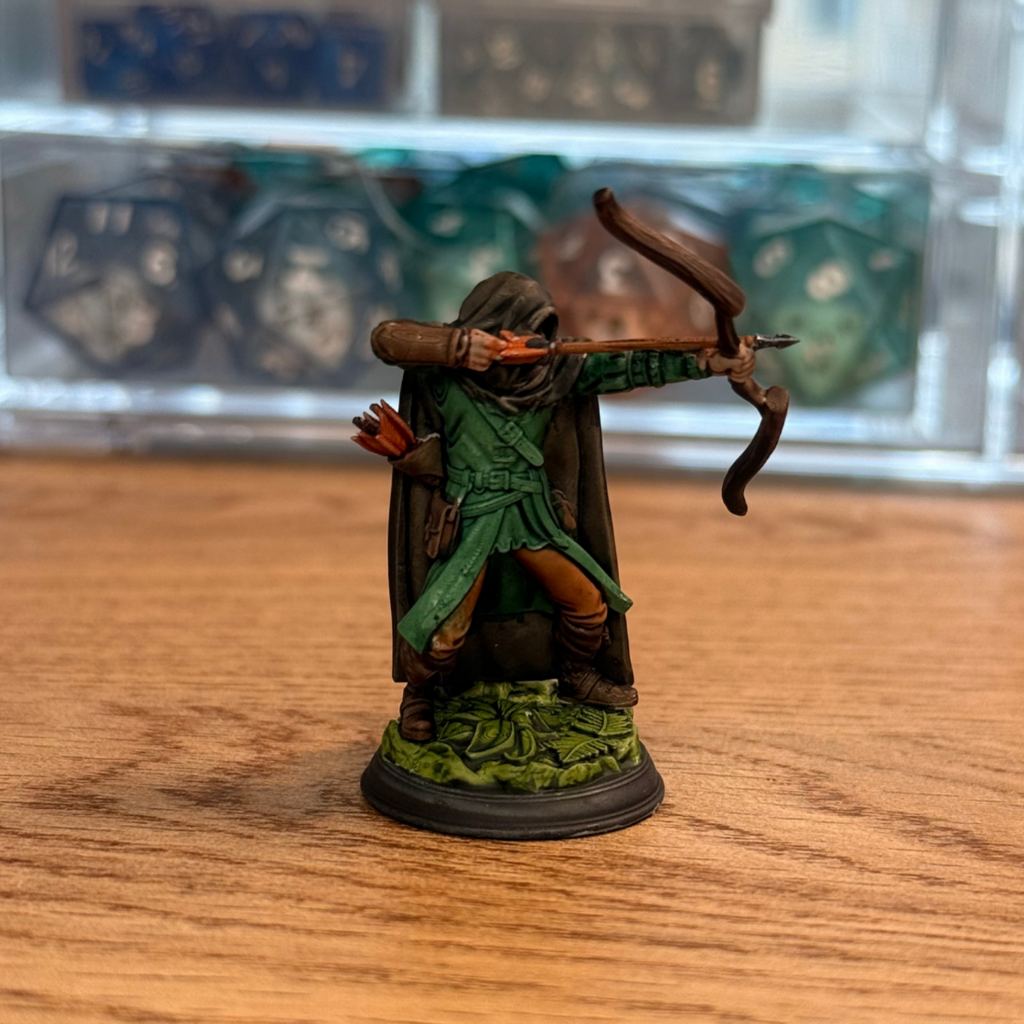 Male Human Ranger Archer · Painted Mini · 28mm
