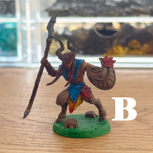 Satyr Mini Set · 5 Fey Satyr Painted Minis · 32mm