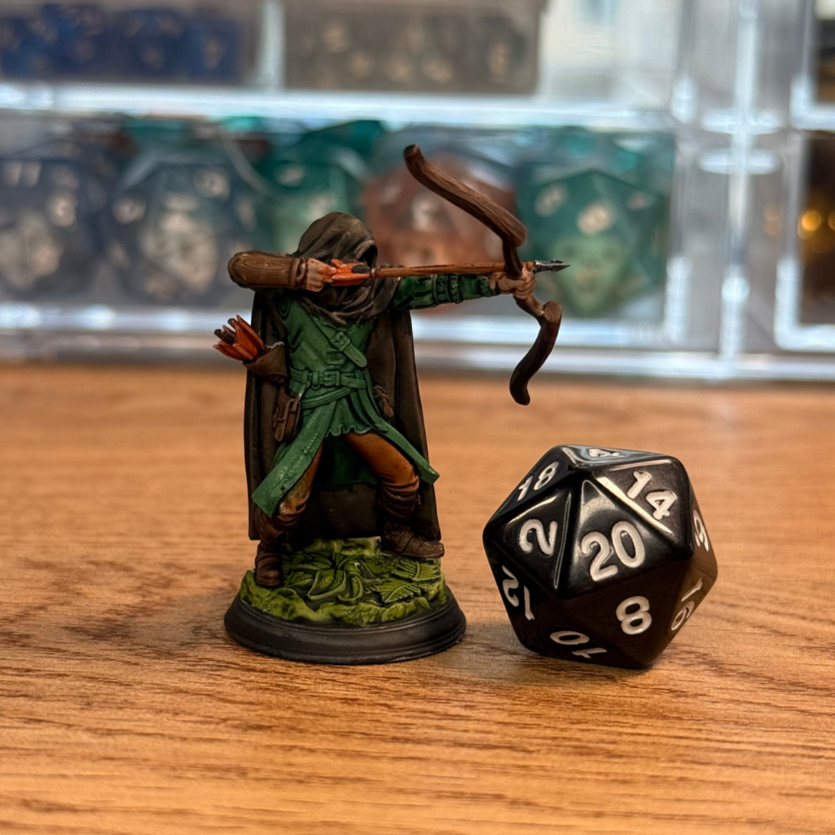 Male Human Ranger Archer · Painted Mini · 28mm