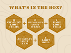 Hero's Pack · 14 Item Mystery Box