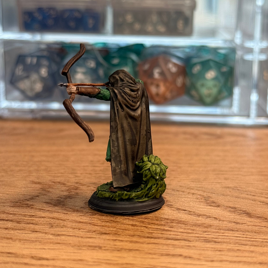 Male Human Ranger Archer · Painted Mini · 28mm