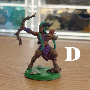 Satyr Mini Set · 5 Fey Satyr Painted Minis · 32mm