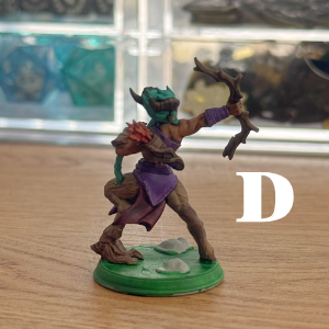 Satyr Mini Set · 5 Fey Satyr Painted Minis · 32mm