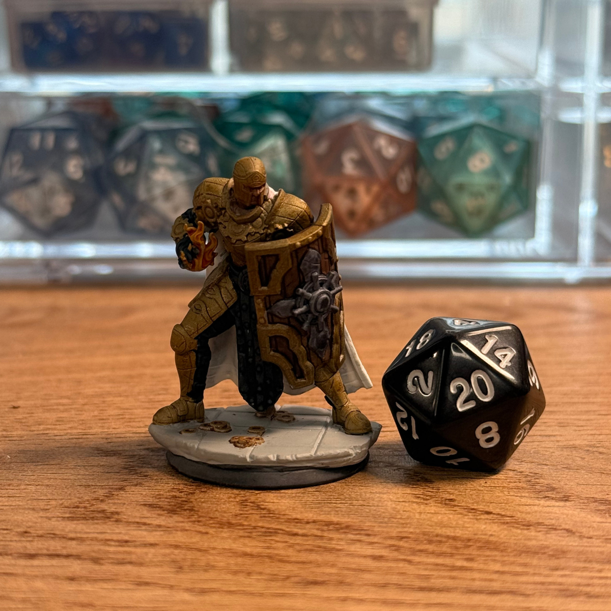 Male Armored Fighter · Cleric, Paladin, Warlock, or Fighter · PC Painted Mini · 32mm