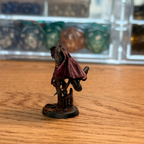 Female Black Dragonborn Rogue · Painted Mini · 28mm
