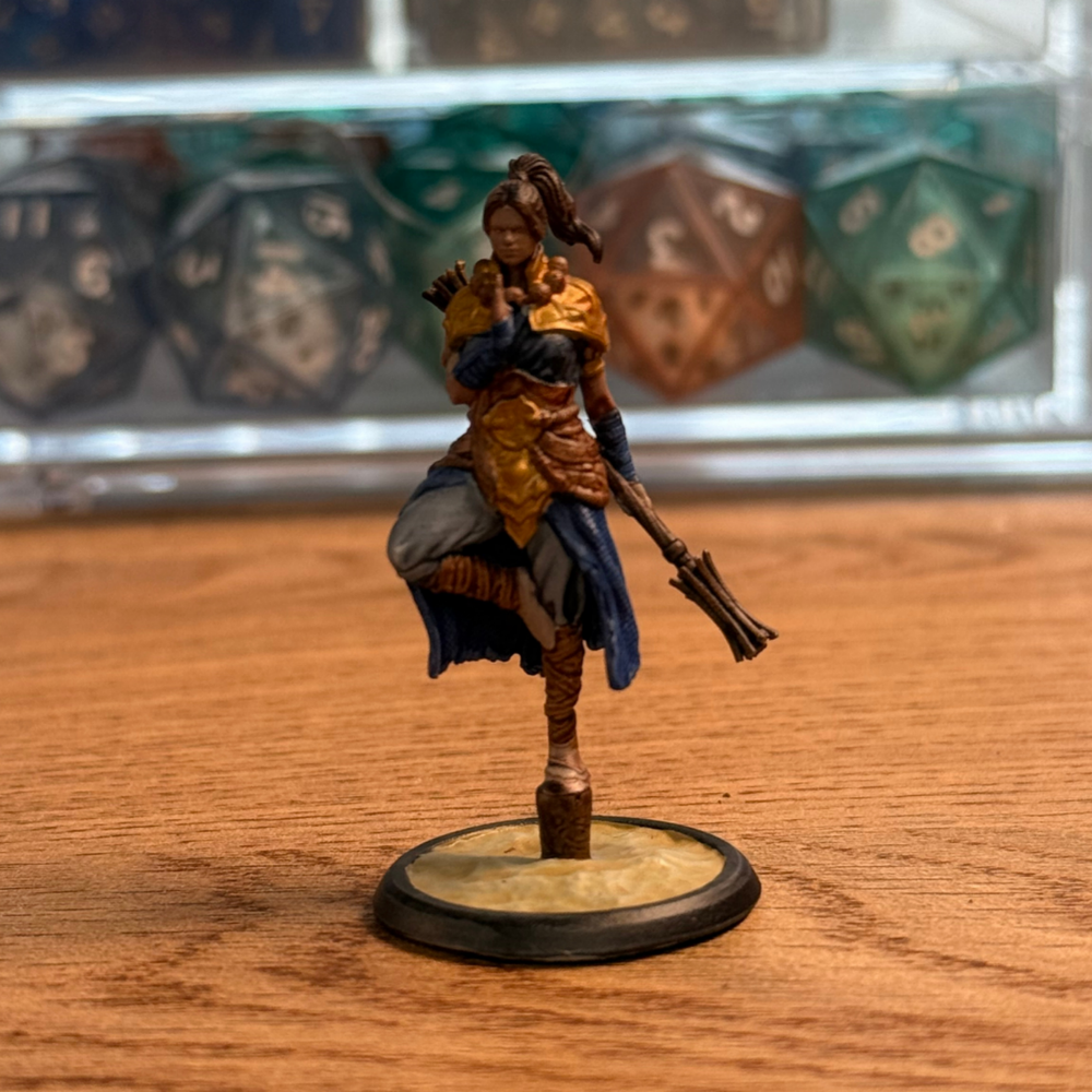 Female Human Monk · PC Painted Mini · 32mm