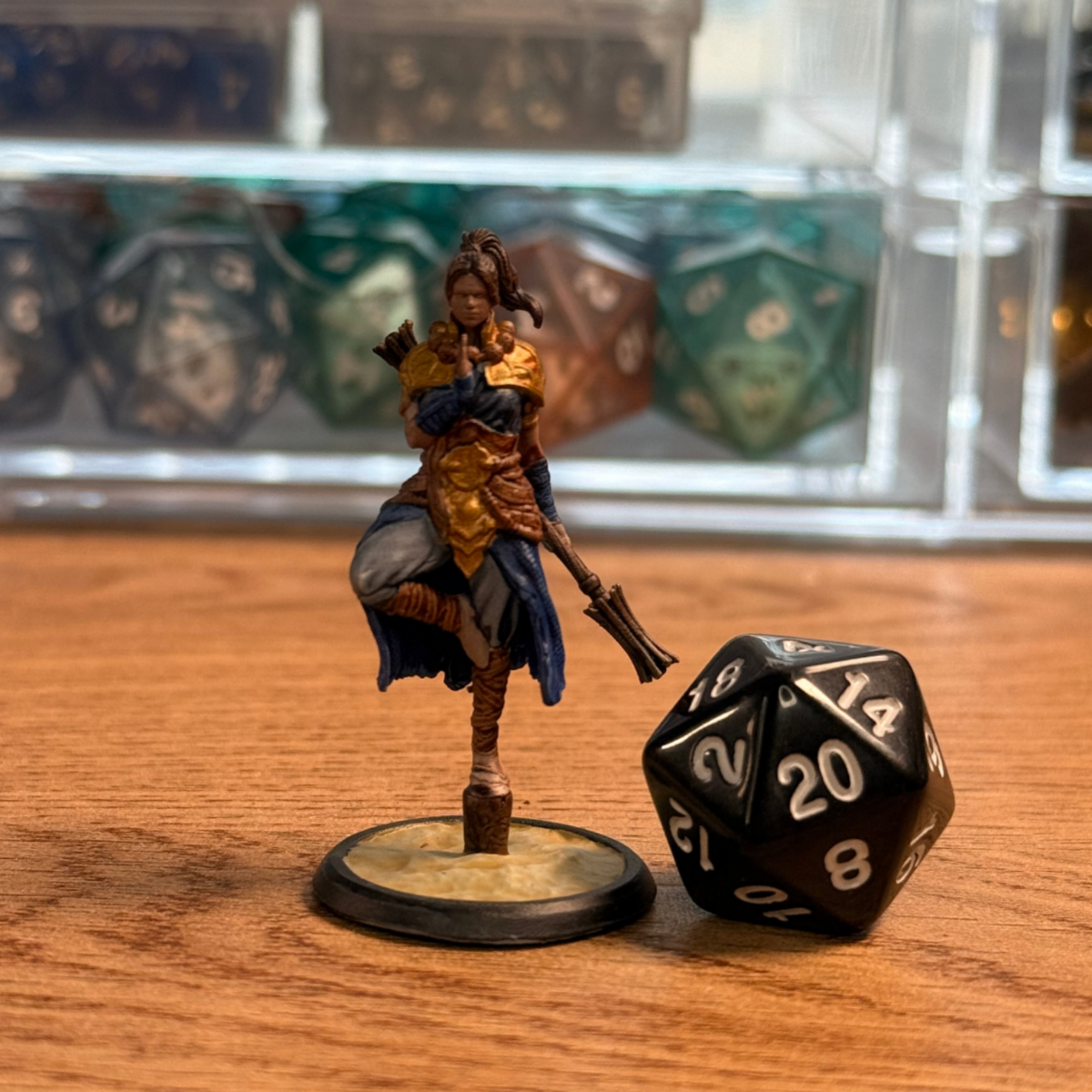 Female Human Monk · PC Painted Mini · 32mm