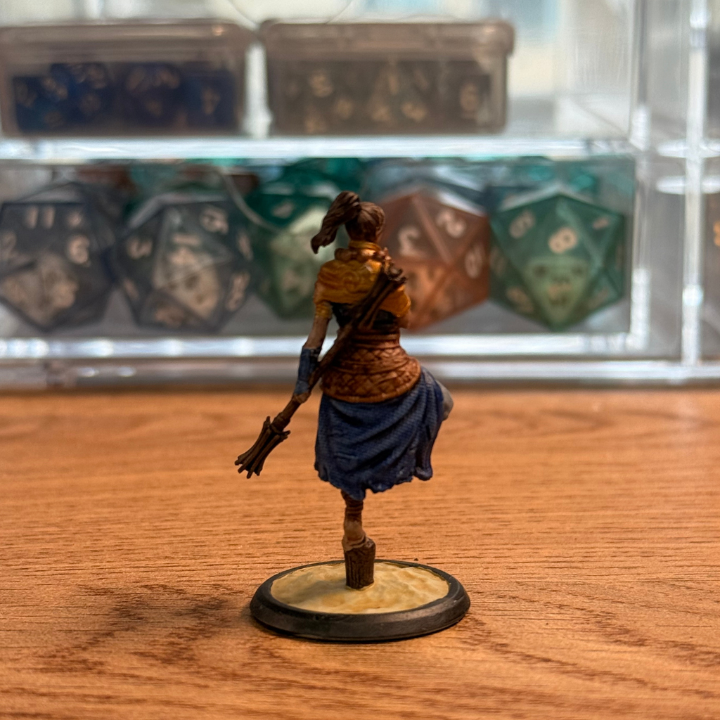 Female Human Monk · PC Painted Mini · 32mm