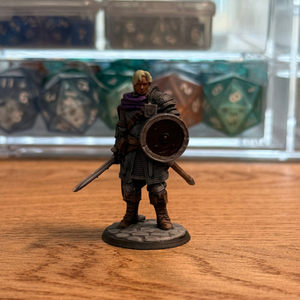 Male Human Fighter · PC Painted Mini · 32mm