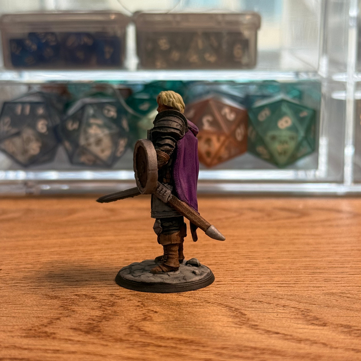 Male Human Fighter · PC Painted Mini · 32mm